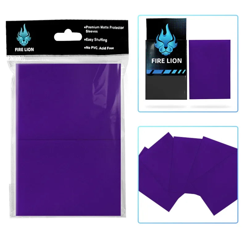 100PCS Premium Card Sleeves Matte Card Sleeves Compatible with MTG Pokemon Trading Cards and Sport Standard Sized Board Game