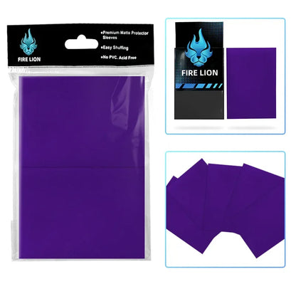 100PCS Premium Card Sleeves Matte Card Sleeves Compatible with MTG Pokemon Trading Cards and Sport Standard Sized Board Game