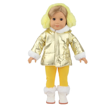 Doll Accessories Cute Mini Plush Ear Muffs For 18-inch American & OG Girl Dolls Warm Ear Muffs For 43cm Baby Newborn Dolls Toy