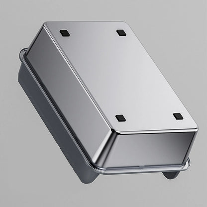 Stainless Steel Litter Box Stainless Steel Cat Litter Box Odorless Spacious Easy To Clean High Strength with Lid for Large Cats