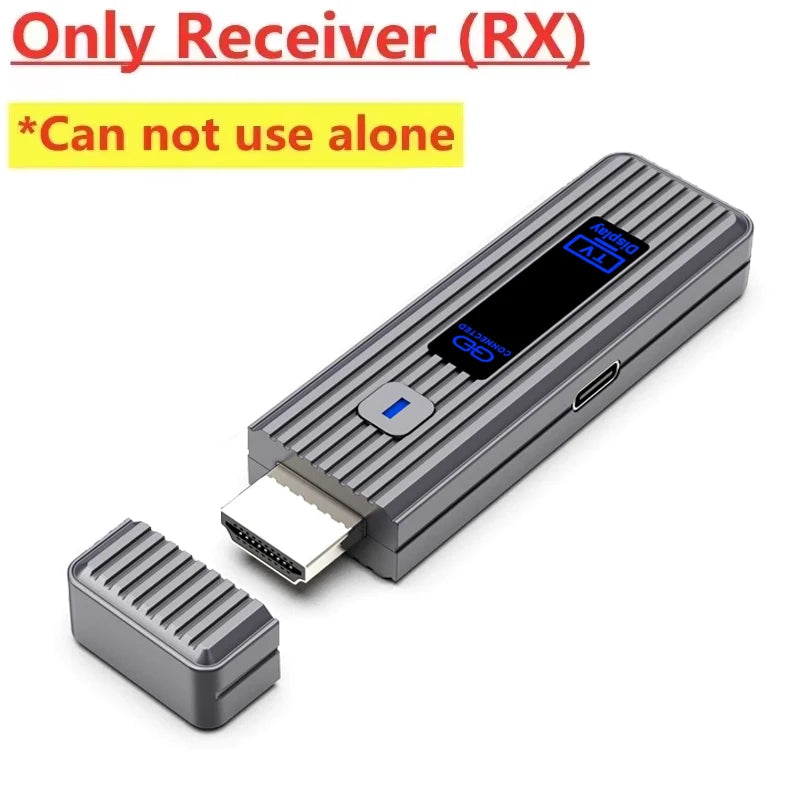 Wireless HDMI-Compatible Video Transmitter and Receiver Extender kit TV Stick Dongle Adapter For PC Camera Laptop To Monitor TV