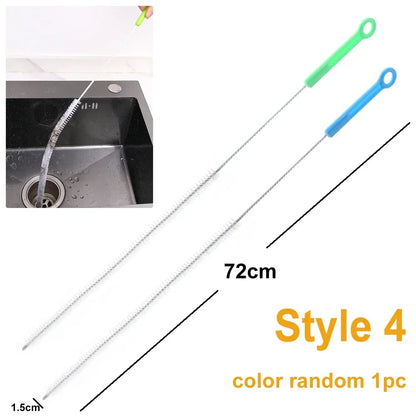 Flexible Dryer Vent Brush with Wood Handle for Removing Lint Refrigerator Coil Corner Gaps Cleaning Brush Bathroom Kitchen Clean