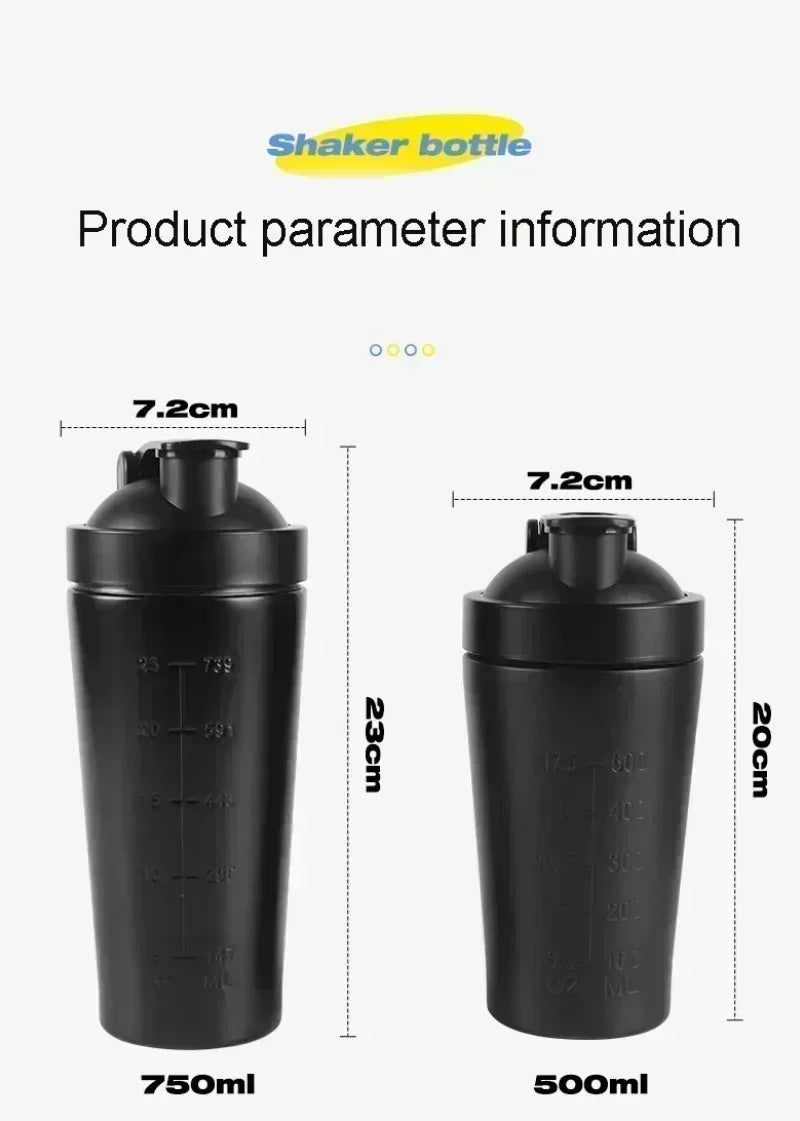 Multi-Color Stainless Steel Single-Ayer Sports Shaking Cup Simple Leakproof Design Suitable For Fitness And Sports Cups