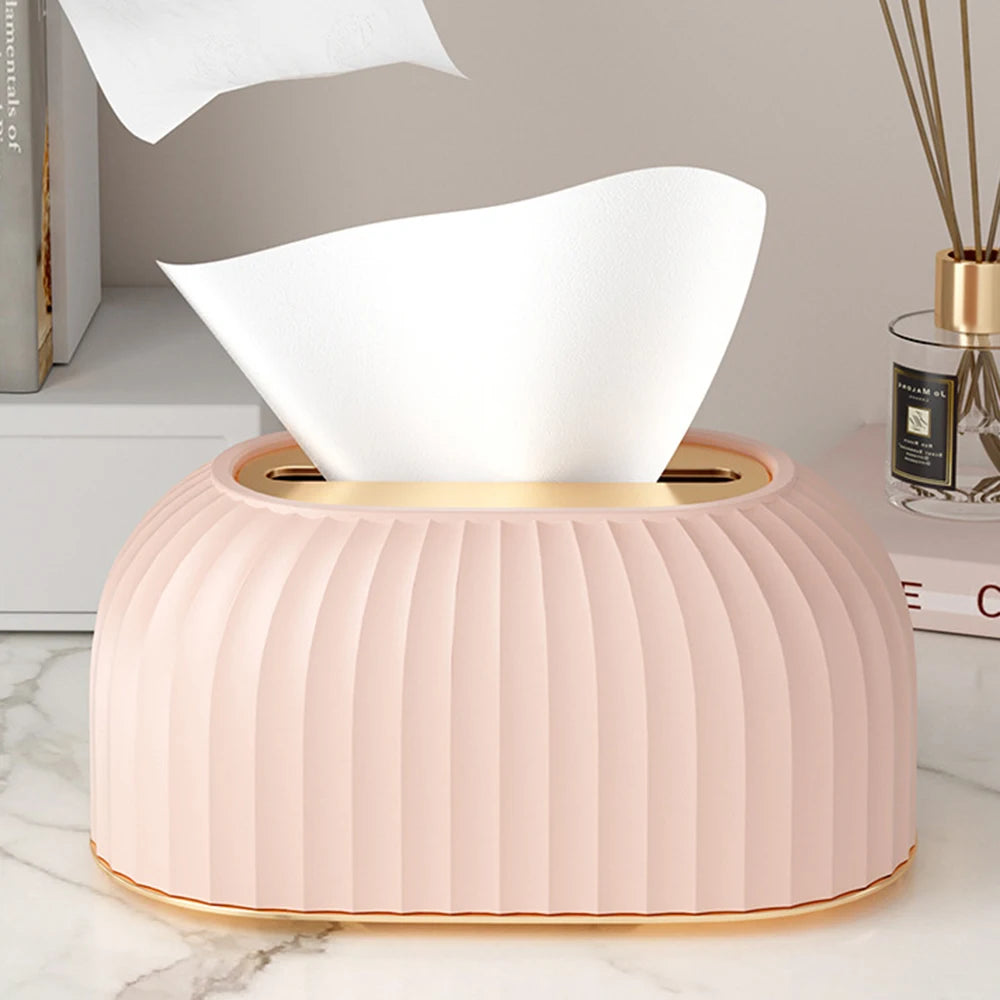 1 Piece Of Household Extraction Paper Box, With Spring, High Appearance Level, Light Luxury, Living Room, Desktop, Tissue Box