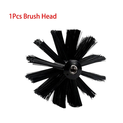Flexible Chimney Sweep Set Flue Sweeping Brush & Rod Kit Soot Cleaning Rods Nylon Brush Cleaning Tool Kit Convenient