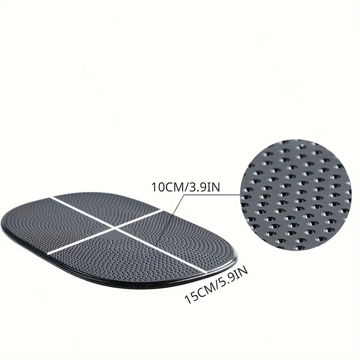 1Pcs Car Non-Slip Mat Magic Anti-Slip Slide-Proof Pad Dashboard Sticky Dash Adhesive Cell Phone Mobile Holder Black Silicone