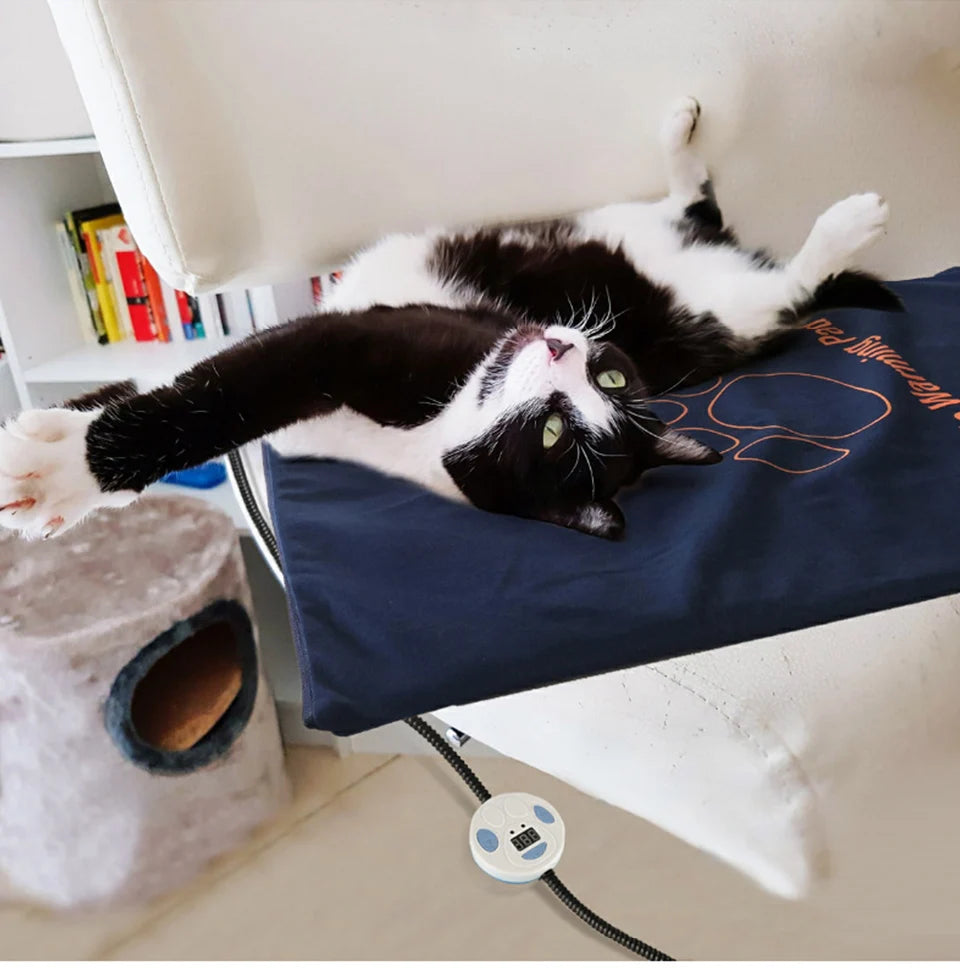 45×60cm Pet Electric Heating Pad Blanket Dog Cat Winter Warmer Pad Waterproof Adjustable Temperature Dog Mats US/UK/EU Plug