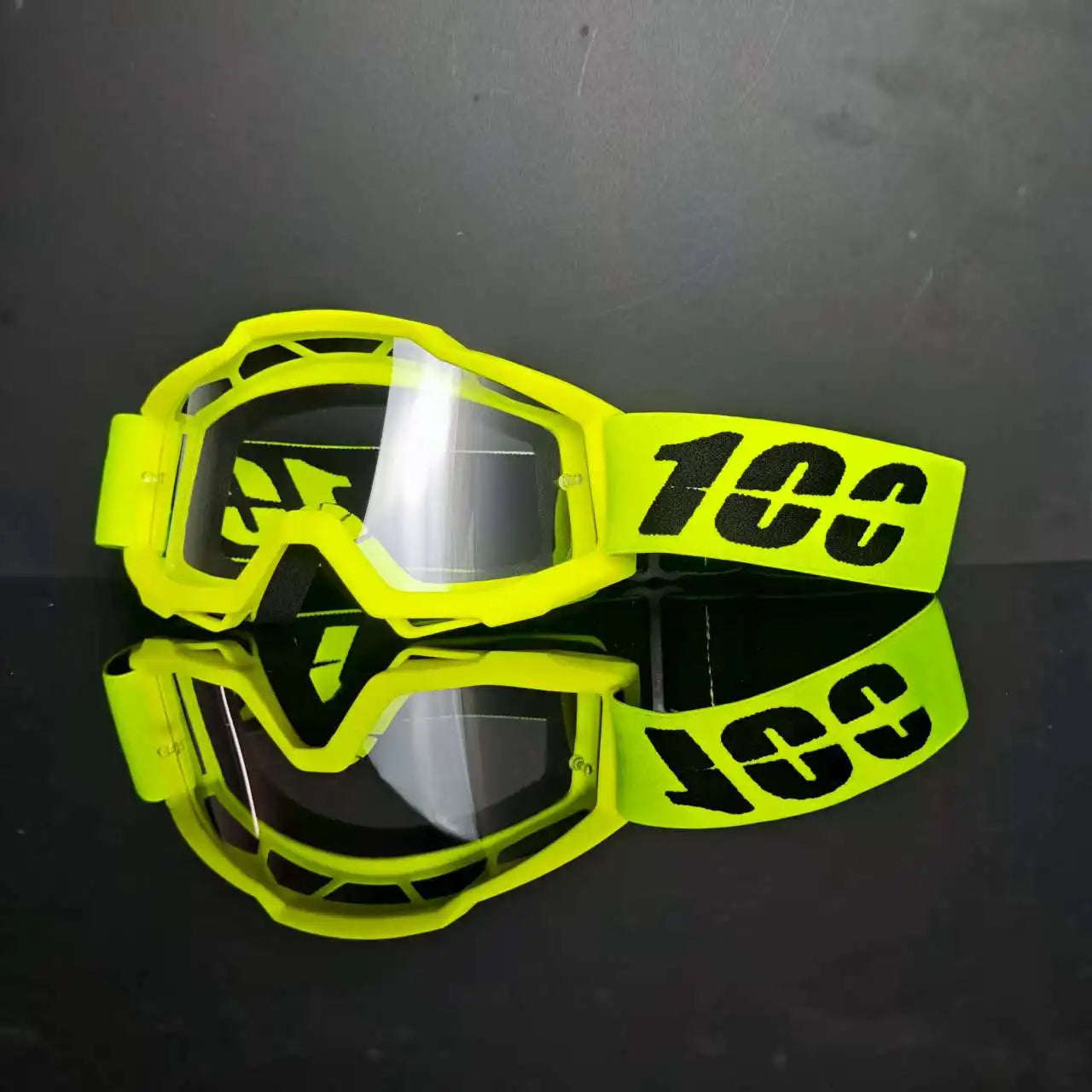 100 Motorcycle Goggles Motocross Glasses Off-road Helmet MX Moto Dirt Bike ATV Ski Outdoor  Glass Scooter Googles  Sports