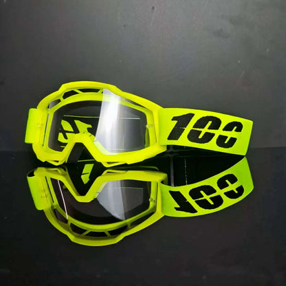 100 Motorcycle Goggles Motocross Glasses Off-road Helmet MX Moto Dirt Bike ATV Ski Outdoor  Glass Scooter Googles  Sports