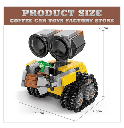 Disney Movie Robot Wall E MOC Building Blocks Dolls Space Mecha MOC Bricks Action Figure Toys Adult Children Christmas Gifts DIY