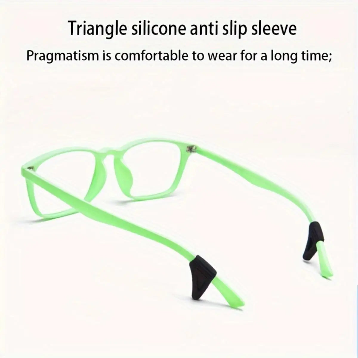 5Pairs Glasses Ear Grip Sport Eyeglasses Ear Hook Silicone Anti Slip Eyewear Comfortable Safe Temple Tips Sleeve Retainer Holder