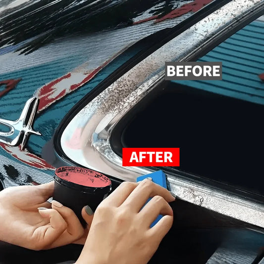 A Restoration Paste for Chrome Parts of Vehicles, Designed for Renewing Oxidized Chrome Trim And Emblems, Comes with a Sponge
