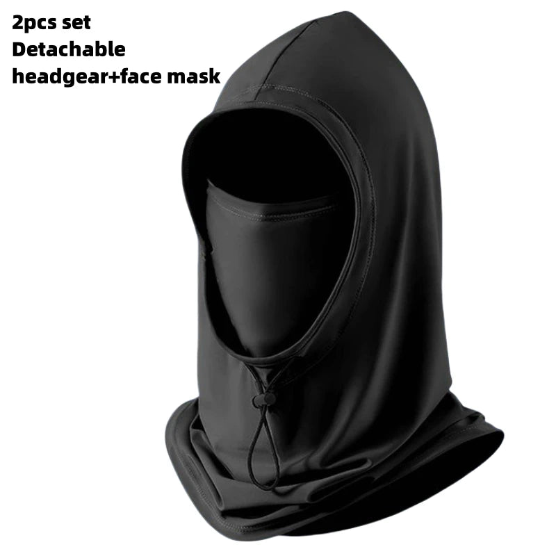 Winter Thermal Fleece Balaclava Scarf Outdoor Sports Ski Face Mask Neck Warmer Snood Hood Hat Windproof Cold Warm Riding Cap