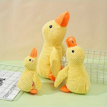 Dog Toy Plush,Sleeping Duck With Sound Pet Interactive Plush Bite Resistant Teeth Grinding Puppy Cat Relieve Boredom Pet Product