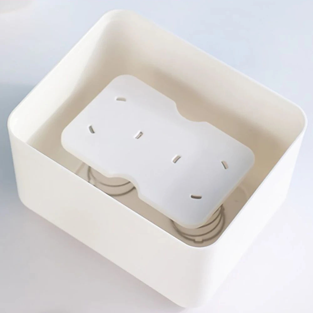 Automatic Tissue Box Tissue Dispenser Spring Loaded Tissue Holder Office Home Kitchen Toilet Bracket Organizer for Living Room