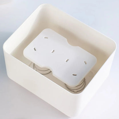 Automatic Tissue Box Tissue Dispenser Spring Loaded Tissue Holder Office Home Kitchen Toilet Bracket Organizer for Living Room