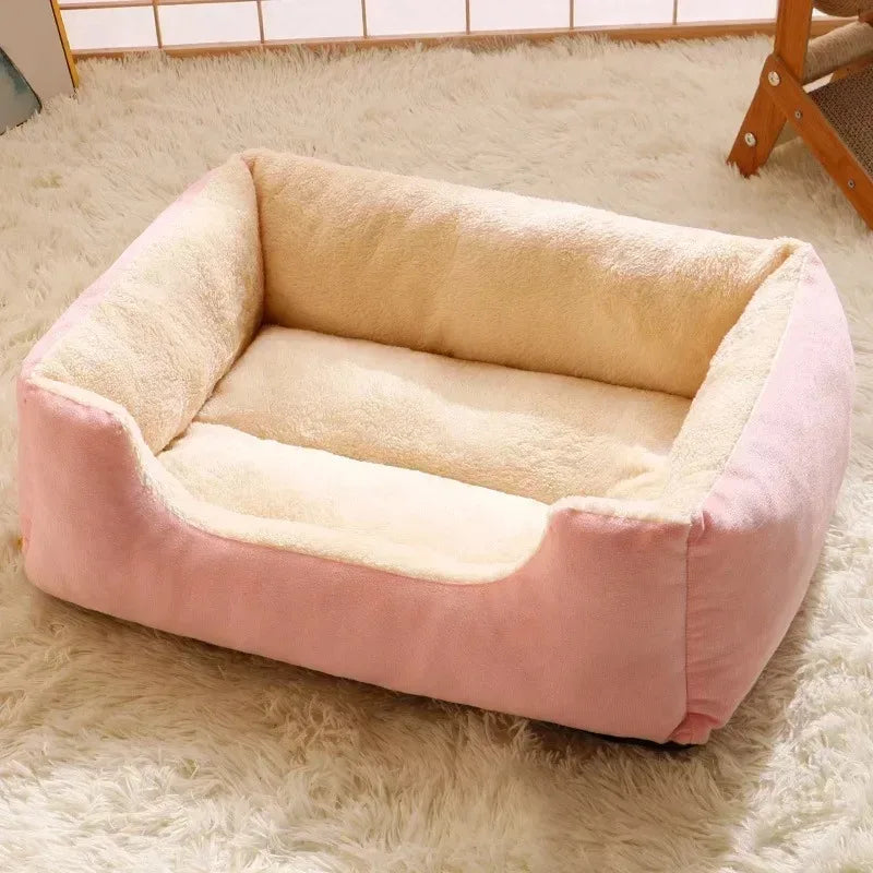Winter Cats Bed Dog Mat Beds Goods Pet Puppy Accessories Products Kitten Cushion Things Accessory Houses Habitats House Supplies