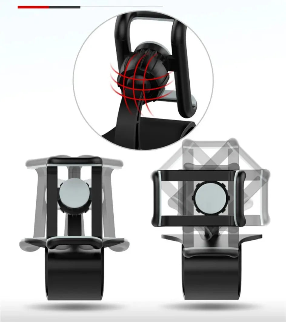 Universal Car Phone Holder Stand Dashboard Car Clip Mount GPS Bracket 360° Rotatable Phone GPS Support in Car For iPhone Xiaomi