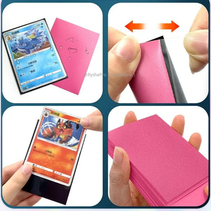 100PCS Premium Card Sleeves Matte Card Sleeves Compatible with MTG Pokemon Trading Cards and Sport Standard Sized Board Game