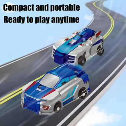 Car God Quick Transformation Toy Dinosaur Flying Dragon Combination Pegasus Unicorn Magnetic Collision Transformation Fun Toy