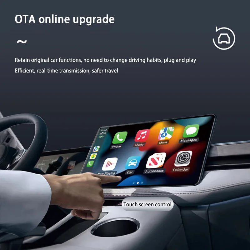 2 in 1 Wireless Android Auto Adapter Wireless CarPlay Dongle Car Intelligent Systems AI Smart Box For Car Wired CarPlay