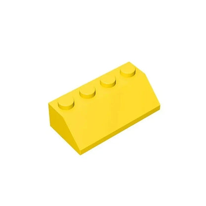 50pcs DIY Building Blocks Slope 2x4 Thick Figure Bricks Educational Creative Compatible With 3037 Toys for Children Size