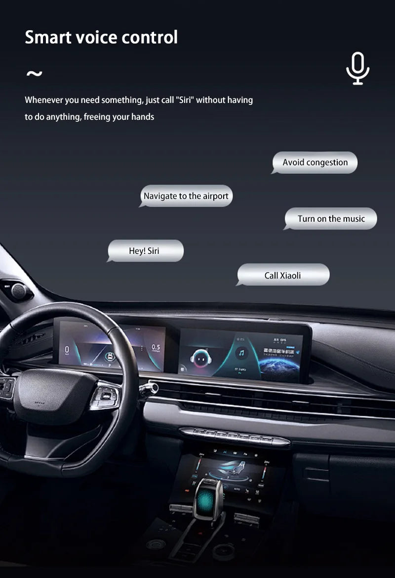 2 in 1 Wireless Android Auto Adapter Wireless CarPlay Dongle Car Intelligent Systems AI Smart Box For Car Wired CarPlay