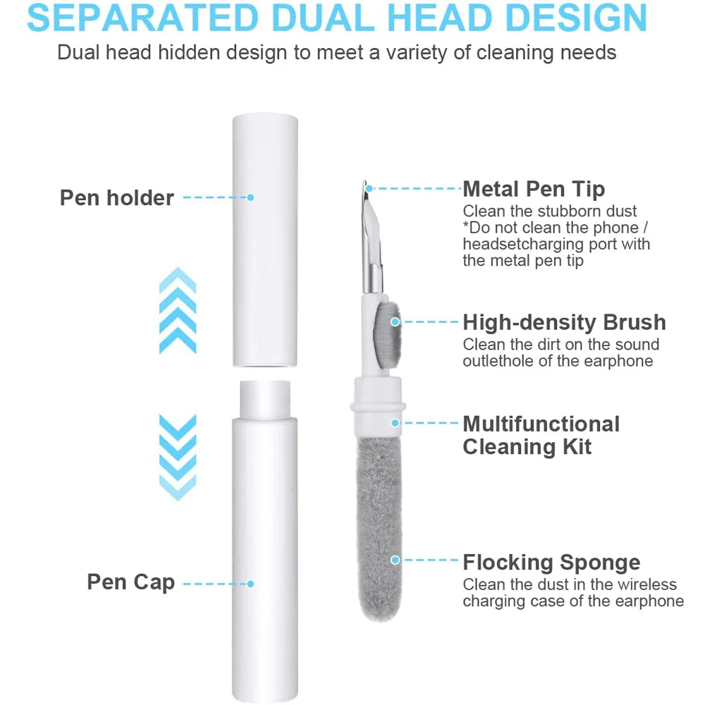 Cleaner Sets for Bluetooth Earphone Airpods Pro 1 2 3 Earbuds Case Cleaning Pen Brush Tools for Samsung Xiaomi Huawei Airdots