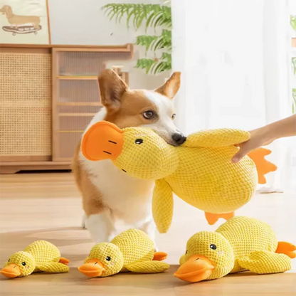 Dog Toy Plush,Sleeping Duck With Sound Pet Interactive Plush Bite Resistant Teeth Grinding Puppy Cat Relieve Boredom Pet Product