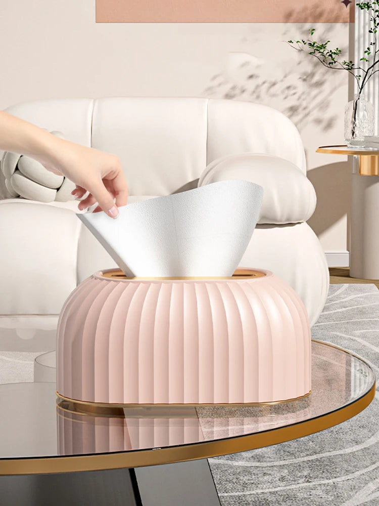 1 Piece Of Household Extraction Paper Box, With Spring, High Appearance Level, Light Luxury, Living Room, Desktop, Tissue Box