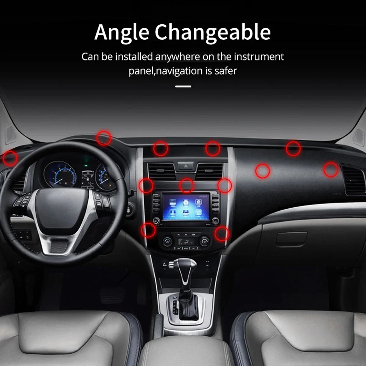 Magnetic Car Phone Holder Car Air Vent Phone Mount Universal Dashboard Magnet Cell Phone Holder Stand for iPhone Samsung Xiaomi