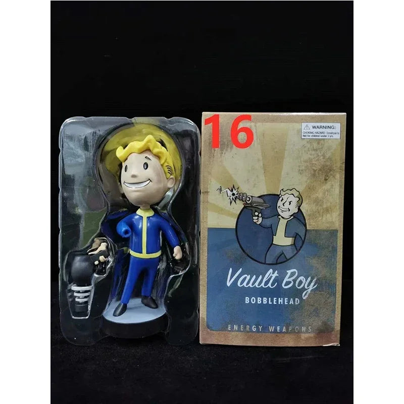 Bobblehead Cute Vault Boy Full Set Figure Toys Anime Action Figure Statue Collection Model Doll Room Ornament Toys Kids Gift