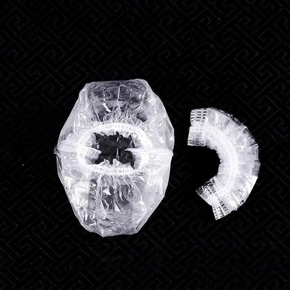 100Pcs Disposable Hair Dye Earmuff Waterproof Ear Cover Baking Oil Wash Shower Bathing Barber Hairdressing Cleaning Accessories