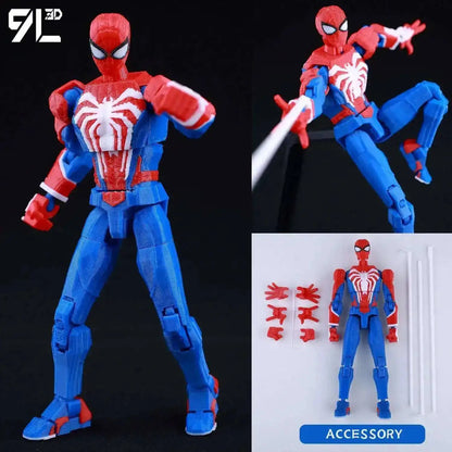 9L3D Superman Invincible Boy Batman Action Figure LUCKY13 Multi-Jointed Poseable T13 Titan13 Hero Model Dummy13 Collectible Toys
