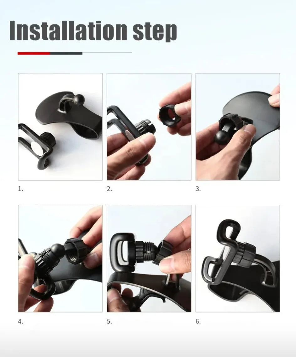 Universal Car Phone Holder Stand Dashboard Car Clip Mount GPS Bracket 360° Rotatable Phone GPS Support in Car For iPhone Xiaomi