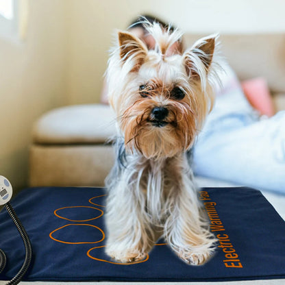 45×60cm Pet Electric Heating Pad Blanket Dog Cat Winter Warmer Pad Waterproof Adjustable Temperature Dog Mats US/UK/EU Plug