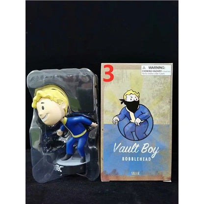 Bobblehead Cute Vault Boy Full Set Figure Toys Anime Action Figure Statue Collection Model Doll Room Ornament Toys Kids Gift