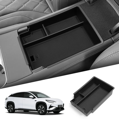 for BYD Sealion 07 (not for 4WD) 2024-2025 Storage Box Car Tray Cup Box Anti-slip Pad Organizers Interior Accessories Tidying