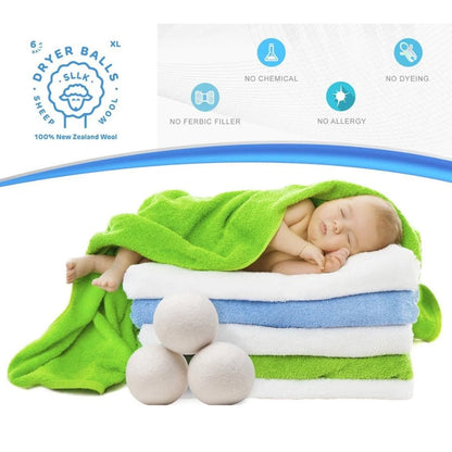 Clothes Wool Dryer Balls Laundry Tumble Dryer Balls 5cm Dryer Balls Laundry Softener Reusable Home Washing Machine Accessories