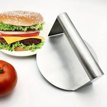 New Stainless Steel Smash Burger Press | Heavy Duty Patty Maker & Smasher Mold for BBQ, Grilling Kitchen (Non-Stick)