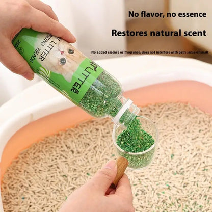 Cat Litter Deodorizing Beads Toilet Granules Litter Box Long Lasting Freshness Air Purification Deodorizer Pet Cleaning Products