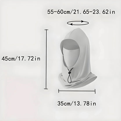 Winter Thermal Fleece Balaclava Scarf Outdoor Sports Ski Face Mask Neck Warmer Snood Hood Hat Windproof Cold Warm Riding Cap