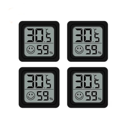 2026 New 1/4pcs Mini LCD Digital Thermometer Hygrometer Indoor Room Temperature Humidity Meter Sensor Gauge Weather Station Set