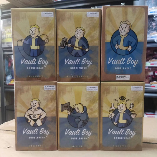 Bobblehead Cute Vault Boy Full Set Figure Toys Anime Action Figure Statue Collection Model Doll Room Ornament Toys Kids Gift