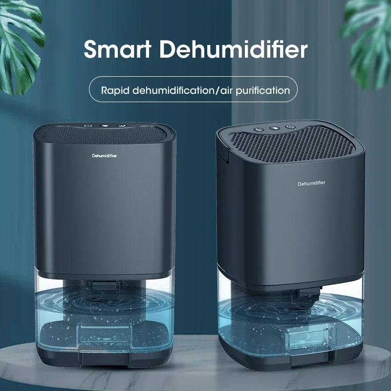 Mini Dehumidifier Household Air Filter Dehumidifier Smart Office Bedroom Silent Moisture Absorption Small Deodorization Dryer