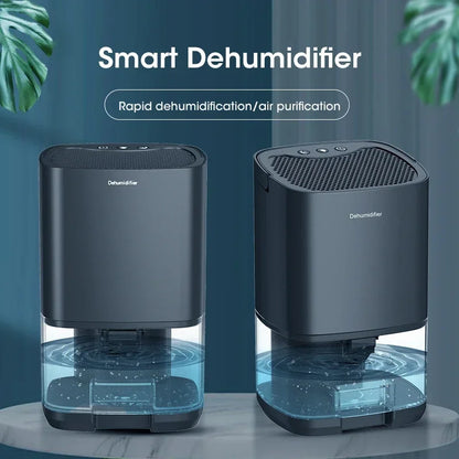 Mini Dehumidifier Household Air Filter Dehumidifier Smart Office Bedroom Silent Moisture Absorption Small Deodorization Dryer