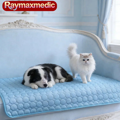 Raymax Summer Dog Cooling Mat Pet Cold Bed Extra Large Small Big Dogs Pet Accessories Cat Durable Blanket Sofa Ice Silk Blanket