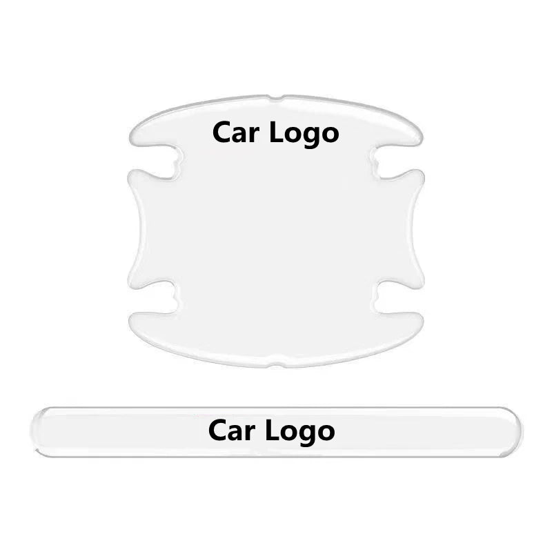 Car Door Handle Bowl Scratch Protector Universal Invisible Stickers Rearview Mirror Protection Strip For Car Accessories