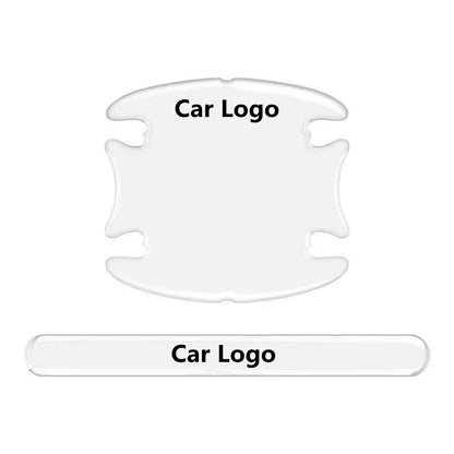 Car Door Handle Bowl Scratch Protector Universal Invisible Stickers Rearview Mirror Protection Strip For Car Accessories