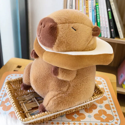 Capybara Plush Toy Stuffed Animal Soft Hugging Capybara Ornament Plush Toy Doll for Kids Adults Birthday Gift Home Decoration